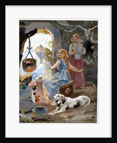 Lacustre women by Ferdinand Sigismund Bac