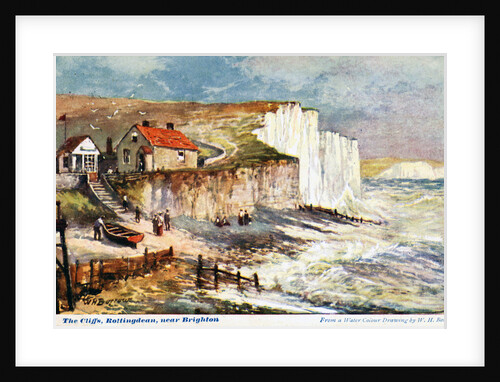 The Cliffs, Rottingdean, near Brighton by William Henry Borrow