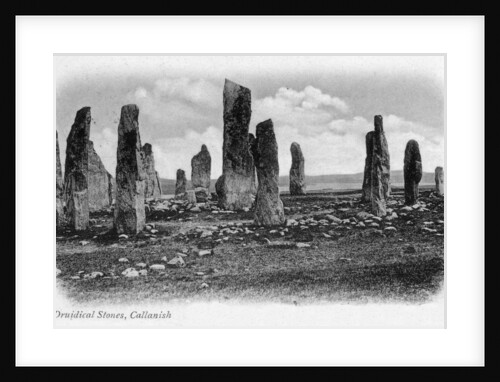 Druidical Stones, Callanish, Isle of Lewis, Western Isles, Scotland by Anonymous