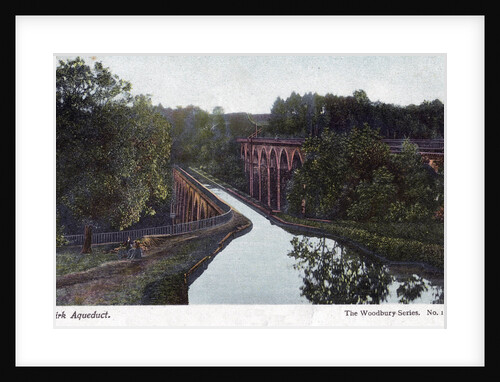 Chirk Aqueduct, Chirk, Wrexham, Wales by Walter Bentley Woodbury