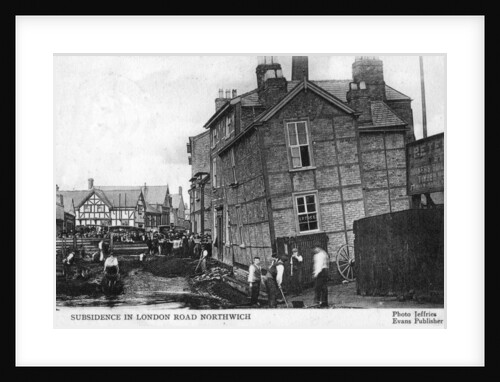 Subsidence in London Road, Northwich by Jeffries