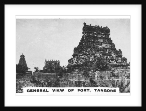 General view of fort, Tangore, Tamil Nadu, India by Anonymous