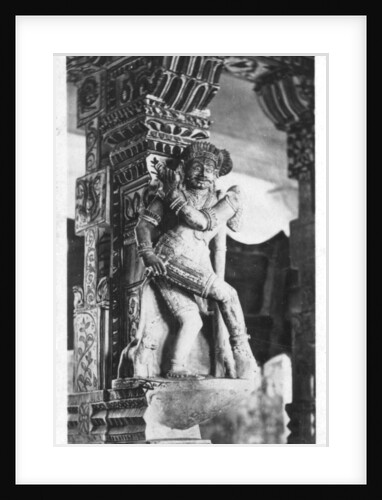 Carved figure in Rami Peram's Pagoda, Ramesvaram, India by Anonymous