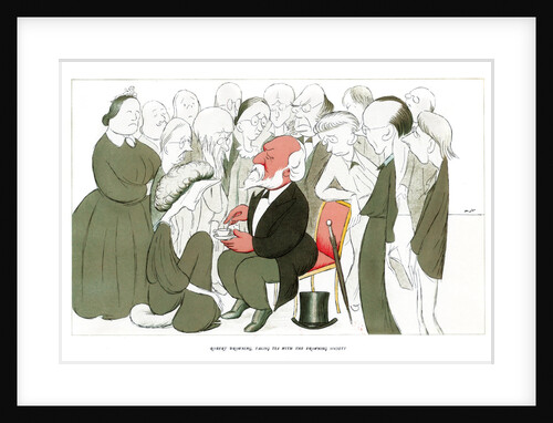 Robert Browning, Taking Tea with the Browning Society by Max Beerbohm