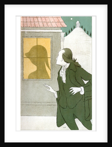 Goethe Watching the Shadow of Lili on the Blind by Max Beerbohm