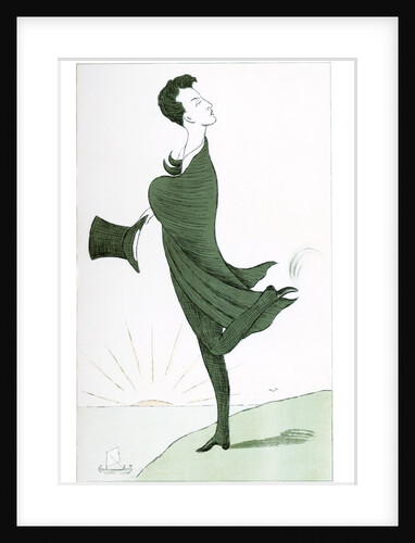 Lord Byron, Shaking the Dust of England from his Shoes by Max Beerbohm