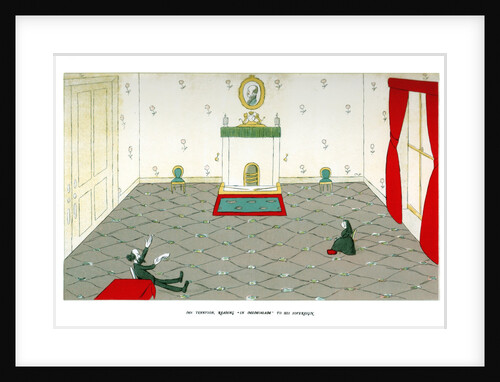 Mr Tennyson, Reading In Memoriam to his Sovereign by Max Beerbohm