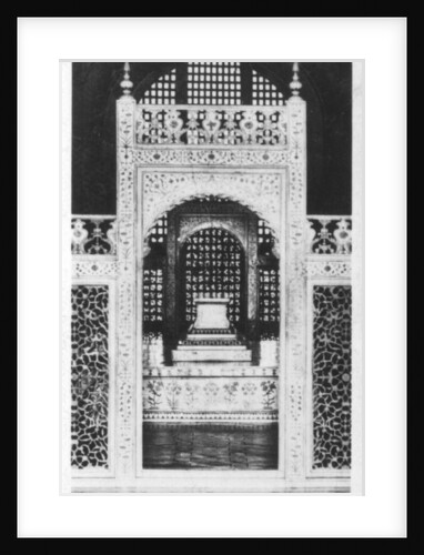 Tomb in the Taj, Agra, Uttar Pradesh, India by Anonymous