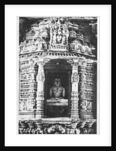 Shrine in a Jain temple, Mount Abu, Rajasthan, India by Anonymous