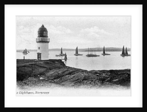 The lighthouse at Stornoway, Isle of Lewis, Scotland by Anonymous
