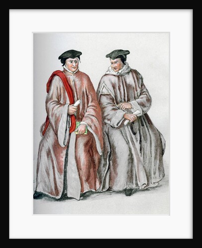 Judges in their robes by Anonymous