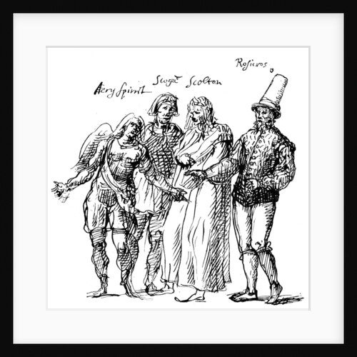 Figures designed by Inigo Jones for the masque of The Fortune Isles by Anonymous