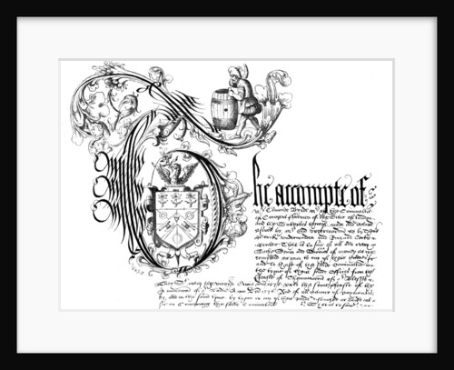 Facsimile from the book of accounts of the Coopers' Company by Anonymous