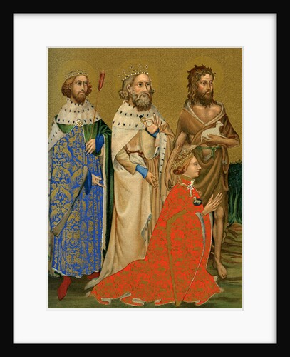 King Richard II of England and his patron saints by Anonymous