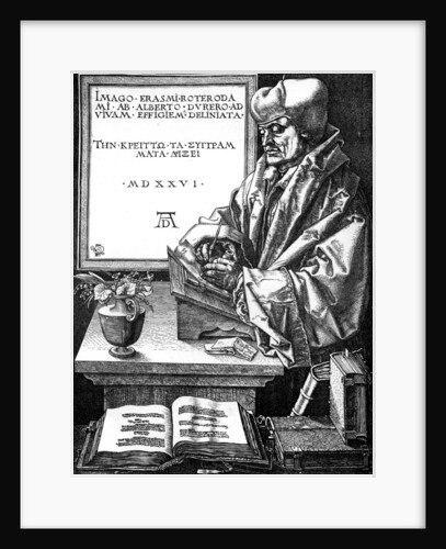 Desiderius Erasmus, Dutch author, scholar and humanist by Anonymous