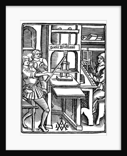 Printing press by Anonymous