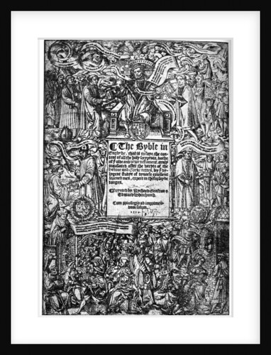 Title page of the Great Bible by Anonymous