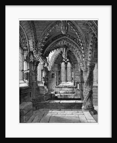 South-east corner of the Lady Chapel, Rosslyn Chapel, Scotland by Anonymous