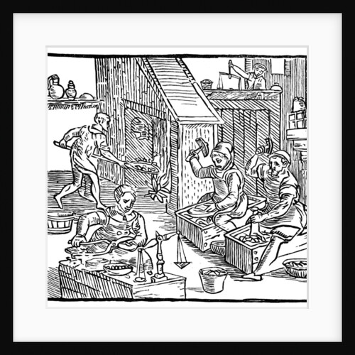 Coiners at work by Anonymous