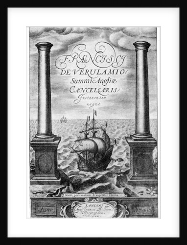 Title page of Francis Bacon's Instauratio Magna by Anonymous