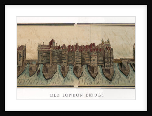 Old London Bridge by Anonymous