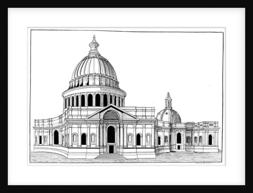 Sir Christopher Wren's original model for St Paul's cathedral, London by Arthur Robertson
