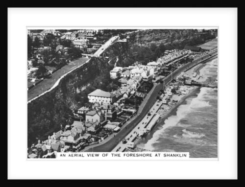 An arial view of the foreshore at Shanklin by Anonymous