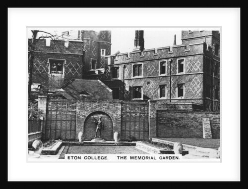 The Memorial Garden Eton College by Anonymous
