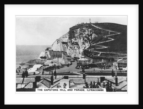 The Capstone Hill, and parade, Ilfracombe by Anonymous
