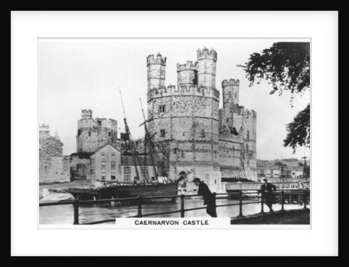 Caernarvon castle, Caernarfon in North Wales by Anonymous