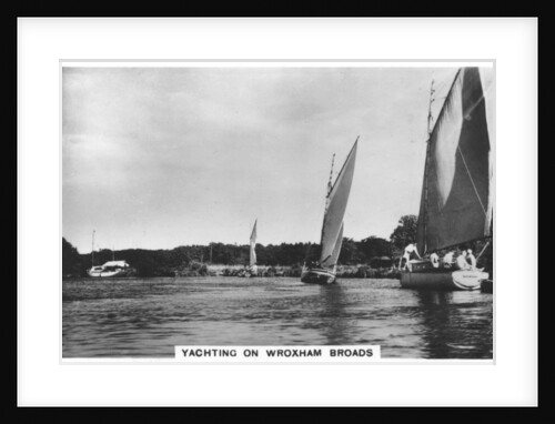 Yachting on Wroxham Broads by Anonymous