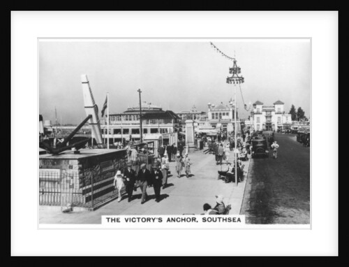 The Victory's anchor, Southsea by Anonymous