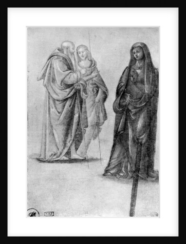 Studies of saints, attributed to Orcagna by Andrea Orcagna