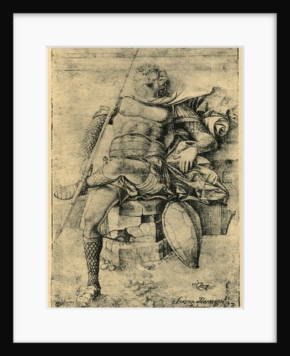 A Sleeping Soldier by Andrea Mantegna
