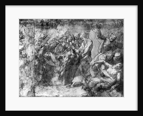 Study for an Entombment, attributed to Raphael by Raphael