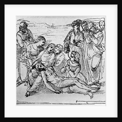 Study for 'The Entombment by Raphael