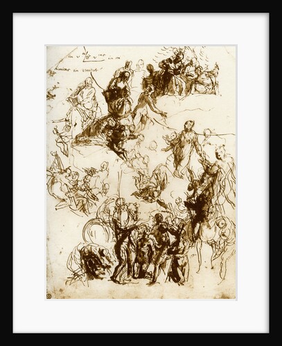 Sketch for the 'Martyrdom of St George' by Paolo Veronese