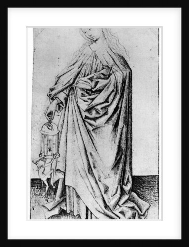 Sketch of a saint by Rogier van der Weyden