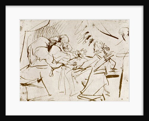 Jacob at Isaac's Bedside by Rembrandt Harmensz van Rijn