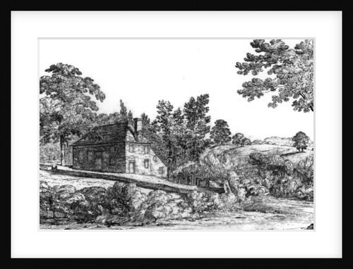 View of Jordaens, the meeting house of the Society of Friends, Buckinghamshire by Robert Blemmell Schnebbelie
