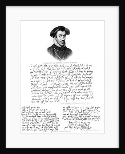 Portrait of Thomas Howard, 4th Duke of Norfolk by Anonymous