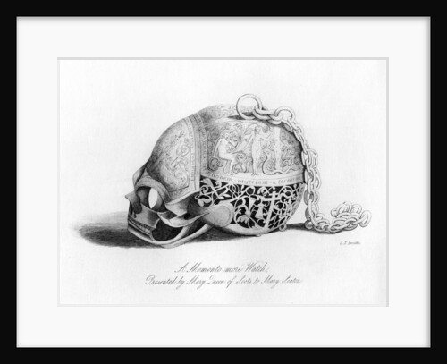 Memento-Mori watch presented by Mary Queen of Scots to Mary Seaton by C J Smith