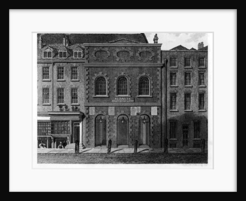 Exterior view of the Italian Opera House, Haymarket by Charles John Smith