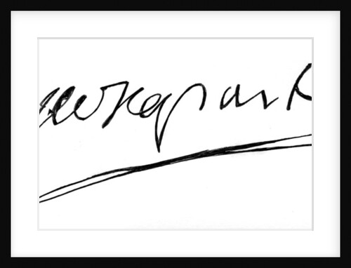 Napoleon's signature when he was commandant of artillery in 1793 by Napoleon Bonaparte I