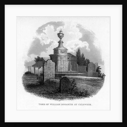 The tomb of William Hogarth at Chiswick by Anonymous