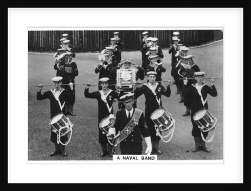 A naval band of HMS Vernon shore establishment at Portsmouth by Anonymous
