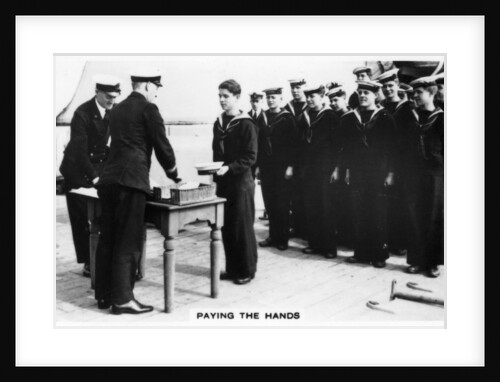 Paying the hands by Anonymous