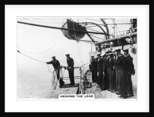 Heaving the lead by Anonymous