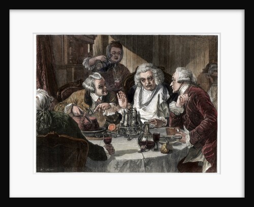 Dr Johnson's first interview with John Wilkes by W Thomas