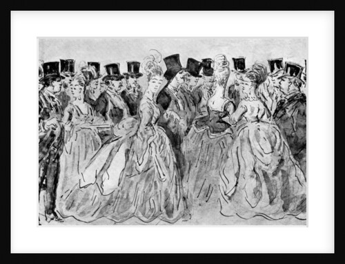 Le Promenoir by Constantin Guys